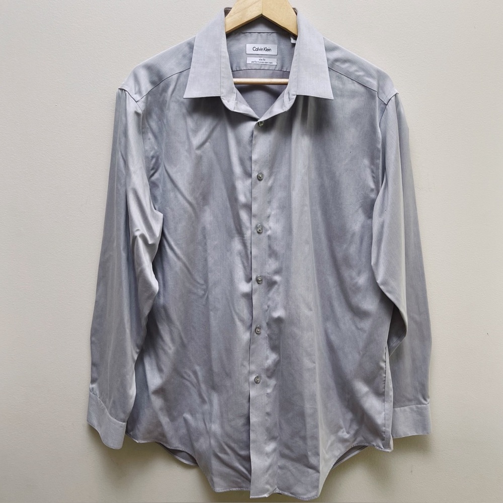 Calvin Klein Men's Gray Shirt